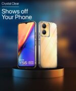 Crystal Clear Transparent Back Case Cover for Vivo Y56 5G | Vivo Y16 | Vivo T2X | Full Device & Camera Protection Shockproof TPU Silicone Back Cover Case Transparent - Image 3