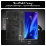 Shock Proof Flip Cover Back Case for Xiaomi Mi Redmi K20 | Magnetic Wallet Leather Case with Stand - Image 3