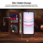 Shock Proof Flip Cover Back Case for Redmi A5 | Magnetic Wallet Leather Case with Stand - Image 3