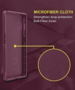 Ultimate Silicon Back Cover Case for iQOO Z9 5G | Military Grade Drop Protection Shockproof Bumper | Anti-Slip Grip | Scratch Proof Micro-Fibre Cloth Inside (Crimson Red) - Image 6