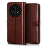 Shock Proof Flip Cover Back Case for Realme 13 Pro 5G | Magnetic Wallet Leather Case with Stand - Image 4
