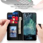 Shock Proof Flip Cover Back Case for Nokia G21 | Magnetic Wallet Leather Case with Stand - Image 3