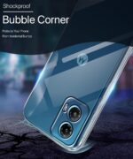 kelpuj Crystal Clear Transparent Back Case Cover for Motorola Moto G34 5G | Moto G45 5G | Full Device & Camera Protection Shockproof TPU Silicone Back Cover Case Transparent - Image 8