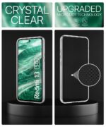 kelpuj Crystal Clear Transparent Back Case Cover for Mi Redmi 13 5G | Poco M6 Plus 5G | Full Device & Camera Protection Shockproof TPU | Flexible Silicone Back Cover Case Transparent - Image 6