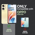 Tough Armor Bumper Mobile Back Case for Oppo A59 5G | Sliding Camera Shield Cover | Shock Proof 360? Protection | Hybrid PC + TPU | Ring Holder with Kickstand ? Blue - Image 2