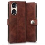 Shock Proof Flip Cover Back Case for Oppo Reno8 T | Magnetic Wallet Leather Case with Stand - Image 2