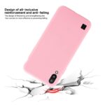 Shock Proof Ultra Thin Back Case for Galaxy M10 | Matte Anti Slip Soft Back Case Cover with Camera Protection Bump for Samsung Galaxy M10 - Baby Pink [ Launch Offer ] - Image 3
