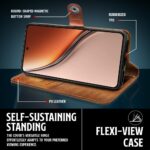 Shock Proof Flip Cover Back Case for Realme P3 5G | Magnetic Wallet Leather Case with Stand - Image 5