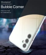 Crystal Clear Transparent Back Case Cover for Samsung Galaxy A34 5G | Full Device & Camera Protection Shockproof TPU Silicone Back Cover Case Transparent - Image 8