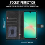 Shock Proof Flip Cover Back Case for Samsung Galaxy A26 5G | Magnetic Wallet Leather Case with Stand - Image 4