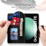 Shock Proof Flip Cover Back Case for Samsung Galaxy S23 Fe 5G | Magnetic Wallet Leather Case with Stand - Image 4