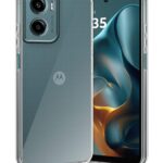 Transparent Back Cover Case for Compatible with Motorola Moto G05 | Raised Bumps for Full Device & Camera Protection Shockproof TPU Silicone Back Case Mobile Cover Transparent