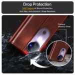 Shock Proof Flip Cover Back Case for Vivo V40 | Magnetic Wallet Leather Case with Stand - Image 8