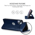 Shock Proof Flip Cover Back Case for Apple Iphone 14 | Magnetic Wallet Leather Case with Stand - Image 8