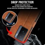 Shock Proof Flip Cover Back Case for Iqoo Z7 5G | Magnetic Wallet Leather Case with Stand - Image 8