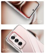 Crystal Clear Transparent Back Cover Case Compatible with Oppo Reno 12 5G Shockproof Flexible TPU Silicone Case with Full Body & Camera Protection Transparent - Image 5