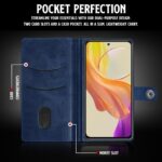 Shock Proof Flip Cover Back Case for Vivo Y200 5G | Magnetic Wallet Leather Case with Stand - Image 6