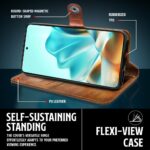 Shock Proof Flip Cover Back Case for Moto Edge 60 Fusion | Magnetic Wallet Leather Case with Stand - Image 5