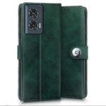 Shock Proof Flip Cover Back Case for Motorola Moto Edge 50 Fusion 5G | Magnetic Wallet Leather Case with Stand - Image 4