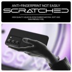 Back Cover for Realme 14x 5G | Realme Narzo 80x | Realme P3x | Ultra Slim Soft Rubberised Case | Inner Velvet Fabric | Matte Silicone Flexible Mobile Case | Camera Protection - Black - Image 5