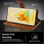 Shock Proof Flip Cover Back Case for Oppo Reno 8T 5G | Magnetic Wallet Leather Case with Stand - Image 5
