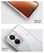 Transparent Back Cover Case for Realme P3 5G | Raised Bumps for Full Device & Camera Protection Shockproof TPU Silicone Back Case Mobile Cover Transparent - Image 5