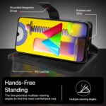 Shock Proof Flip Cover Back Case for Samsung Galaxy M31 Prime | Magnetic Wallet Leather Case with Stand - Image 5