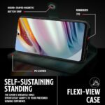 Shock Proof Flip Cover Back Case for Motorola Moto G60 | Magnetic Wallet Leather Case with Stand - Image 8