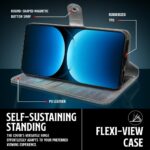 Shock Proof Flip Cover Back Case for Realme Gt 7 5G | Magnetic Wallet Leather Case with Stand - Image 5