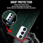 Shock Proof Flip Cover Back Case for Samsung Galaxy A55 5G | Magnetic Wallet Leather Case with Stand - Image 8