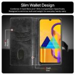 Shock Proof Flip Cover Back Case for Samsung Galaxy M30S | Magnetic Wallet Leather Case with Stand - Image 3