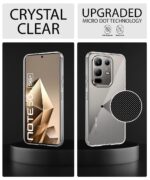 kelpuj Crystal Clear Transparent Back Case Cover for Infinix Note 50X 5G | Full Device & Camera Protection Shockproof TPU | Flexible Silicone Back Cover Case Transparent - Image 4