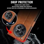 Shock Proof Flip Cover Back Case for 1+ Oneplus 12 5G | Magnetic Wallet Leather Case with Stand - Image 8