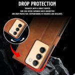 Shock Proof Flip Cover Back Case for Vivo Y200E 5G | Magnetic Wallet Leather Case with Stand - Image 5