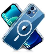 Ultra-Hybrid Back Case Cover for iPhone 12 / for iPhone 12 Pro | Compatible with MagSafe | Drop and Camera Protection | Shock Proof Crystal Clear Mobile Back Case (PC+TPU, Transparent) - Image 3