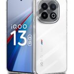 Crystal Clear Transparent Back Case Cover for Compatible with iQOO 13 5G | Full Device & Camera Protection Shockproof TPU | Flexible Silicone Back Cover Case Transparent