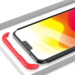 3 in 1 Double Dip Case [ Anti Slip ] Super Slim [Hard] Hybrid PC All Angle Protection Lightweight Matte Hard Back Case Cover for VIVO V9 - Black - Image 4