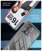 kelpuj Crystal Clear Transparent Back Case for Compatible with Motorola Edge 30 Fusion 5G | Shockproof Flexible TPU Silicone Cover | Full Body & Camera Protection Transparent - Image 4