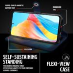 Shock Proof Flip Cover Back Case for Oppo F23 5G | Magnetic Wallet Leather Case with Stand - Image 8