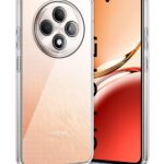 Transparent Back Cover Case Compatible with Oppo F27 5G Shockproof TPU Silicone Mobile Cover with Raised Bumps for Full Body & Camera Protection Clear/Transparent