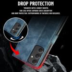 Shock Proof Flip Cover Back Case for Samsung Galaxy A54 5G | Magnetic Wallet Leather Case with Stand - Image 8