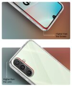 Transparent Back Cover Case for Samsung Galaxy M16 5G | Galaxy F16 5G | Raised Bumps for Full Device & Camera Protection Shockproof TPU Silicone Back Case Mobile Cover Transparent - Image 8