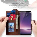 Shock Proof Flip Cover Back Case for Vivo V7 Plus | Magnetic Wallet Leather Case with Stand - Image 3