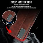 Shock Proof Flip Cover Back Case for Samsung Galaxy S20 Fe 5G | Magnetic Wallet Leather Case with Stand - Image 8