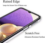 Ultra Hybrid Back Cover Crystal Clear Shockproof TPU Silicone Back Cover Case for Samsung Galaxy A32 5G Transparent - Image 4