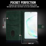 Shock Proof Flip Cover Back Case for Samsung Galaxy Note 10 Lite | Magnetic Wallet Leather Case with Stand - Image 6