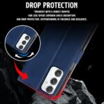 Shock Proof Flip Cover Back Case for Samsung Galaxy M34 5G | Magnetic Wallet Leather Case with Stand - Image 5