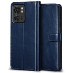 Shock Proof Flip Cover Back Case for Motorola Moto Edge 40 5G | Magnetic Wallet Leather Case with Stand - Image 2