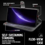 Shock Proof Flip Cover Back Case for Realme Narzo 60X 5G | Magnetic Wallet Leather Case with Stand - Image 8