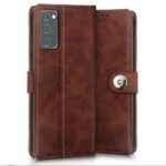 Shock Proof Flip Cover Back Case for Samsung Galaxy S20 Fe 5G | Magnetic Wallet Leather Case with Stand - Image 4